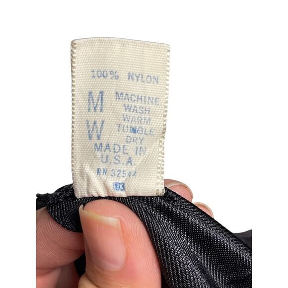 Vintage JCPenny Black Lace Teddy Lingerie Bodysuit Romper Women's Size Large - Picture 7 of 7